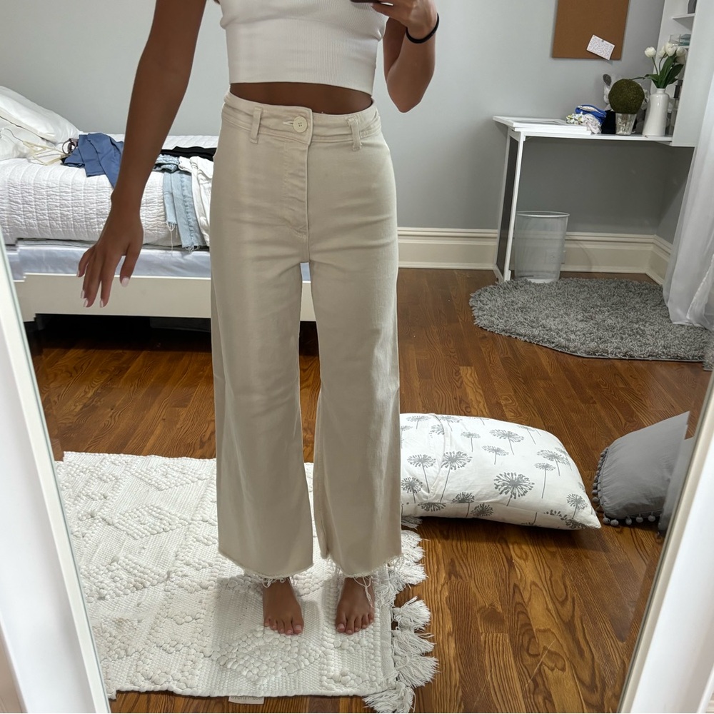 Wide leg jeans